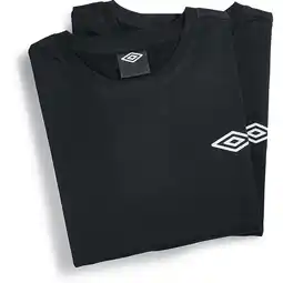 Netto Marken-Discount Umbro T-Shirt, 2er Pack - schwarz - versch. Größen - Gr. XXL Angebot