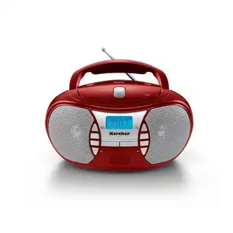 Netto Marken-Discount Karcher RR5025-R Boombox mit CD-Player und Radio Angebot