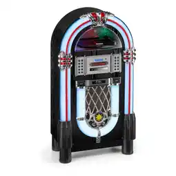 Netto Marken-Discount Karcher JB6608D Jukebox mit Plattenspieler, CD-Player, DAB+, Bluetooth und USB Angebot