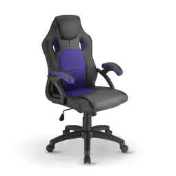 Netto Marken-Discount Juskys Racing Schreibtischstuhl Montreal ergonomisch Bürostuhl PC Gaming Stuhl – violett Angebot