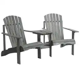 Netto Marken-Discount Outsunny Adirondack Gartenstuhl Tannenholz Angebot
