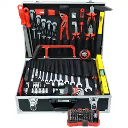 Netto Marken-Discount FAMEX 745-47 Werkzeugkoffer bestückt mit Werkzeugset, 164-tlg Angebot