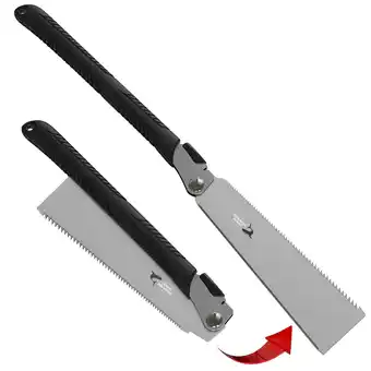 Netto Marken-Discount FAMEX 5523 Japansäge 240mm, 7-9/17 TPI, Ryoba klappbar - Klappsäge Kataba Angebot