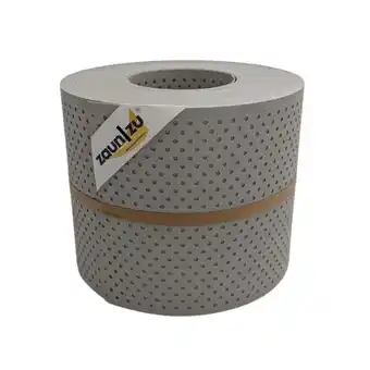 Netto Marken-Discount zaun zu Sichtschutz PP Premium Gelocht 15 Prozent Streifen Steingrau 26m Angebot