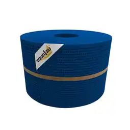 Netto Marken-Discount zaun zu Sichtschutz PP Premium Gelocht 30 Prozent Streifen Enzianblau 50m Angebot