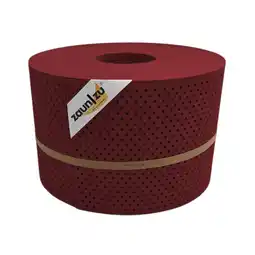 Netto Marken-Discount zaun zu Sichtschutz PP Premium Gelocht 15 Prozent Streifen Bordeauxrot 50m Angebot
