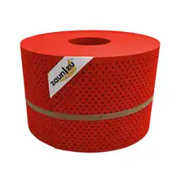 Netto Marken-Discount zaun zu Sichtschutz PP Premium Gelocht 15 Prozent Streifen Rot 50m Angebot