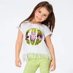 NKD Kinder-Mädchen-T-Shirt mit Wendepailletten Angebot