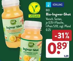 Aldi Süd Bio-Ingwer-Shot Angebot
