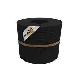Netto Marken-Discount zaun zu Sichtschutz PP Premium Gelocht 30 Prozent Streifen Schwarz 26m Angebot