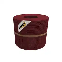 Netto Marken-Discount zaun zu Sichtschutz PP Premium Gelocht 30 Prozent Streifen Bordeauxrot 26m Angebot