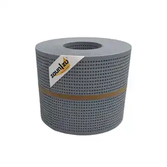 Netto Marken-Discount zaun zu Sichtschutz PP Premium Gelocht 30 Prozent Streifen Fenstergrau 26m Angebot
