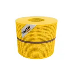 Netto Marken-Discount zaun zu Sichtschutz PP Premium Gelocht 30 Prozent Streifen Gelb 26m Angebot