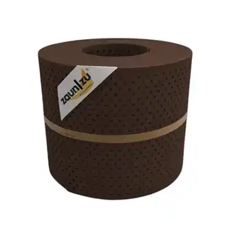 Netto Marken-Discount zaun zu Sichtschutz PP Premium Gelocht 15 Prozent Streifen Braun 26m Angebot