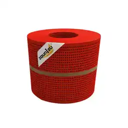 Netto Marken-Discount zaun zu Sichtschutz PP Premium Gelocht 30 Prozent Streifen Rot 26m Angebot