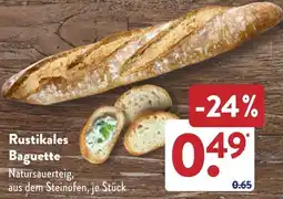 Aldi Süd Rustikales Baguette Angebot