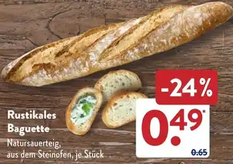 Aldi Süd Rustikales Baguette Angebot