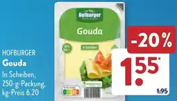 Aldi Süd HOFBURGER Gouda Angebot