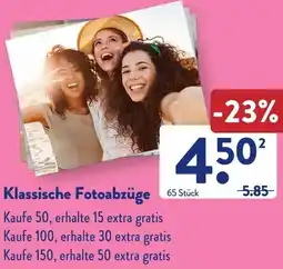 Aldi Süd Klassische Fotoabzüge Angebot