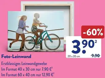 Aldi Süd Foto-Leinwand Angebot