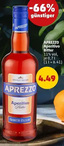 PENNY APREZZO Aperitivo Bitter Angebot