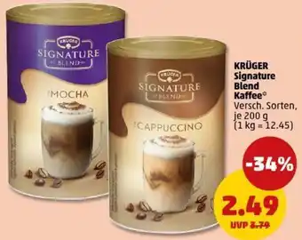 PENNY KRÜGER Signature Blend Kaffee Angebot