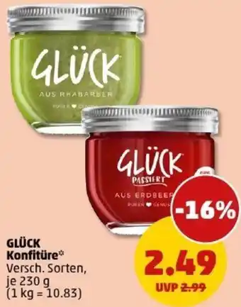 PENNY GLÜCK Konfitüre Angebot