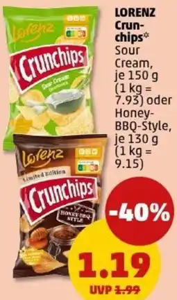 PENNY LORENZ Crunchips Angebot