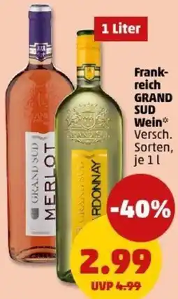 PENNY Frankreich GRAND SUD Wein Angebot