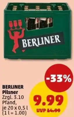 PENNY BERLINER Pilsner Angebot
