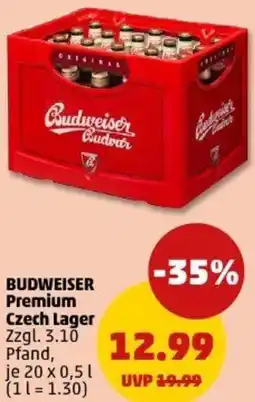 PENNY BUDWEISER Premium Czech Lager Angebot