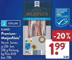Aldi Süd ALMARE Premium Matjesfilets Angebot