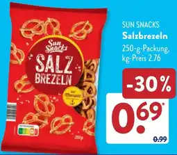 Aldi Süd SUN SNACKS Salzbrezeln Angebot