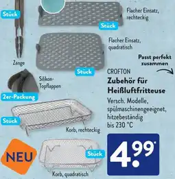 Aldi Süd CROFTON Zubehör für Heißluftfritteuse Angebot