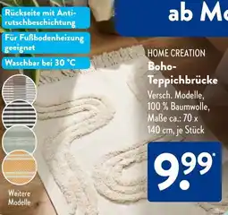Aldi Süd HOME CREATION Boho Teppichbrücke Angebot