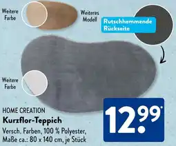 Aldi Süd HOME CREATION Kurzflor-Teppich Angebot