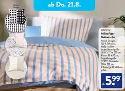 Aldi Süd NOVITESSE Mikrofaser Bettwäsche Angebot