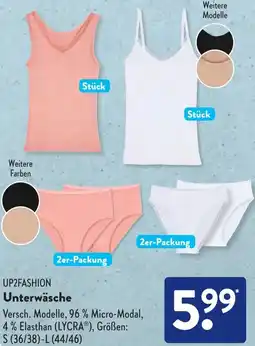 Aldi Süd UP2FASHION Unterwäsche Angebot