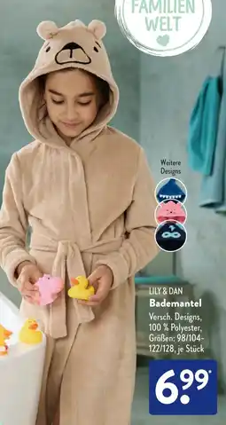 Aldi Süd LILY & DAN Bademantel Angebot