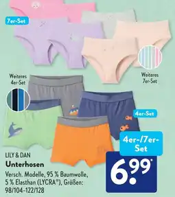 Aldi Süd LILY & DAN Unterhosen Angebot