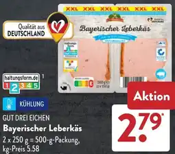 Aldi Süd GUT DREI EICHEN Bayerischer Leberkäs Angebot