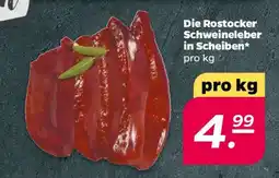 NETTO Die Rostocker Schweineleber in Scheiben Angebot