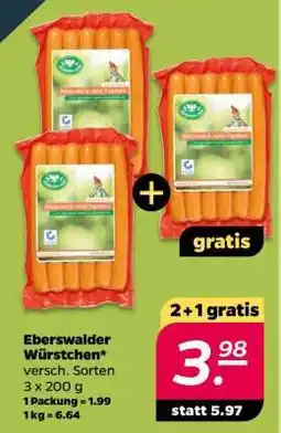 NETTO EBERSWALDER Würstchen Angebot