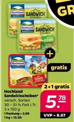 NETTO Hochland Sandwichscheiben Angebot