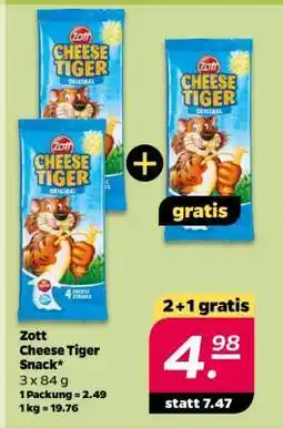 NETTO Zott Cheese Tiger Snack Angebot