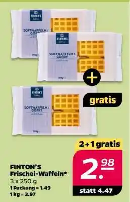 NETTO FINTON’S Frischei-Waffeln Angebot