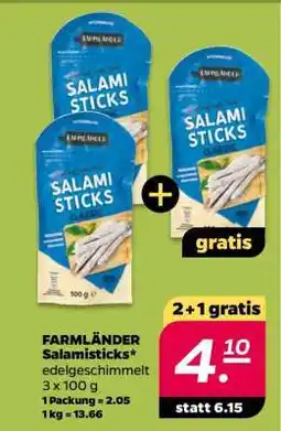 NETTO FARMLÄNDER Salamsticks Angebot