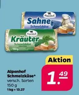 NETTO Alpenhof Schmelzkäse Angebot