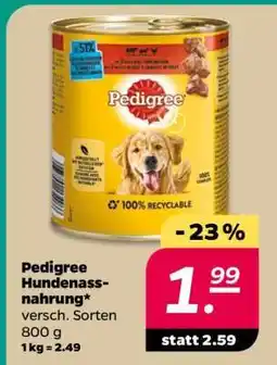 NETTO Pedigree Hundenassnahrung Angebot