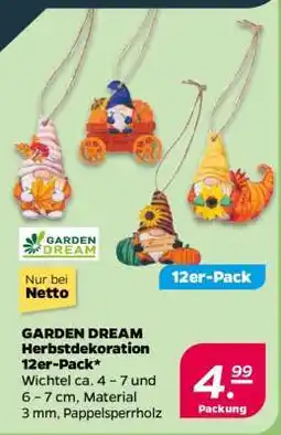 NETTO GARDEN DREAM Herbstdekoration 12er-Pack Angebot